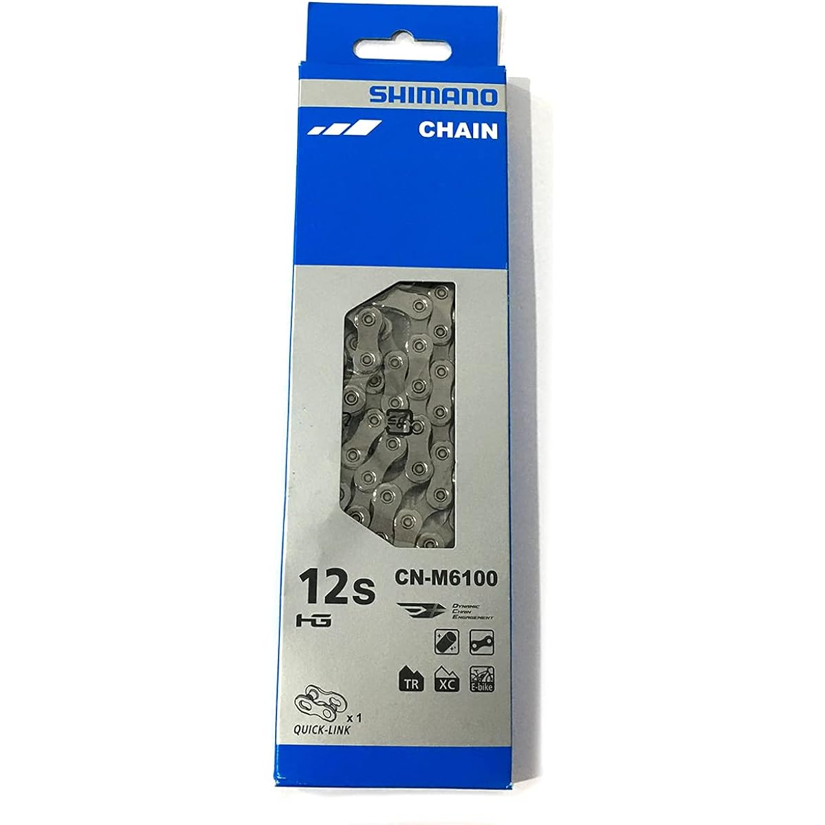 SHIMANO Chain (12 Speed) CN-M6100 12S 138 Link Quick Link Included ICNM6100138Q DEORE