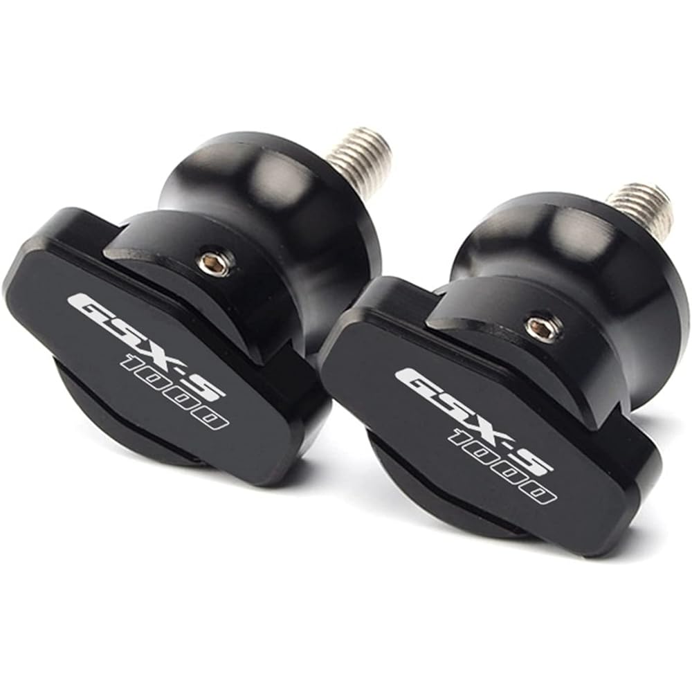 DOOREX Motorcycle CMC Frame Stand Screw Swing Arm Spool Slider M8 Fit for Suzuki GSXS75011-2018 GSXS1000-2020 GSXS GSX-S 750 1000 Swing Arm Slider Spool (Size : GSX-S1000 Black)