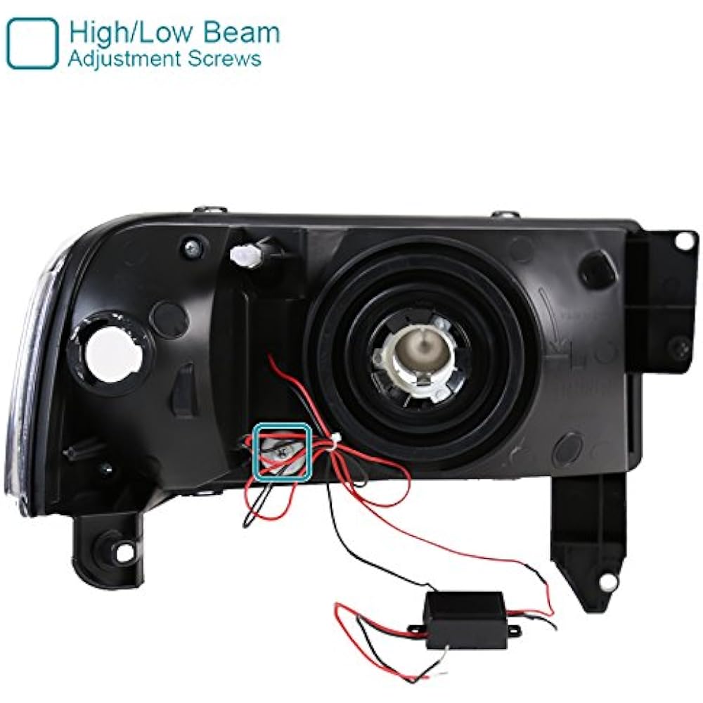 SPEC-D Tuning Dodge Lamb 1500/2500/3500 Black LED Headlight ALTEZZA Tail Lamp