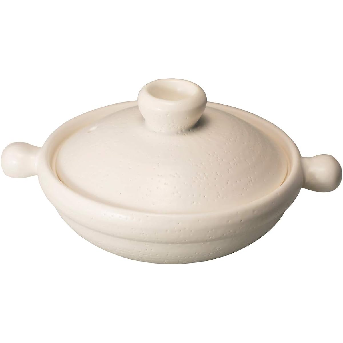 Maruyoshi Pottery Magical Donabe White clay pot M M5579 White 0.9l Earthen pot IH compatible Stylish M5579