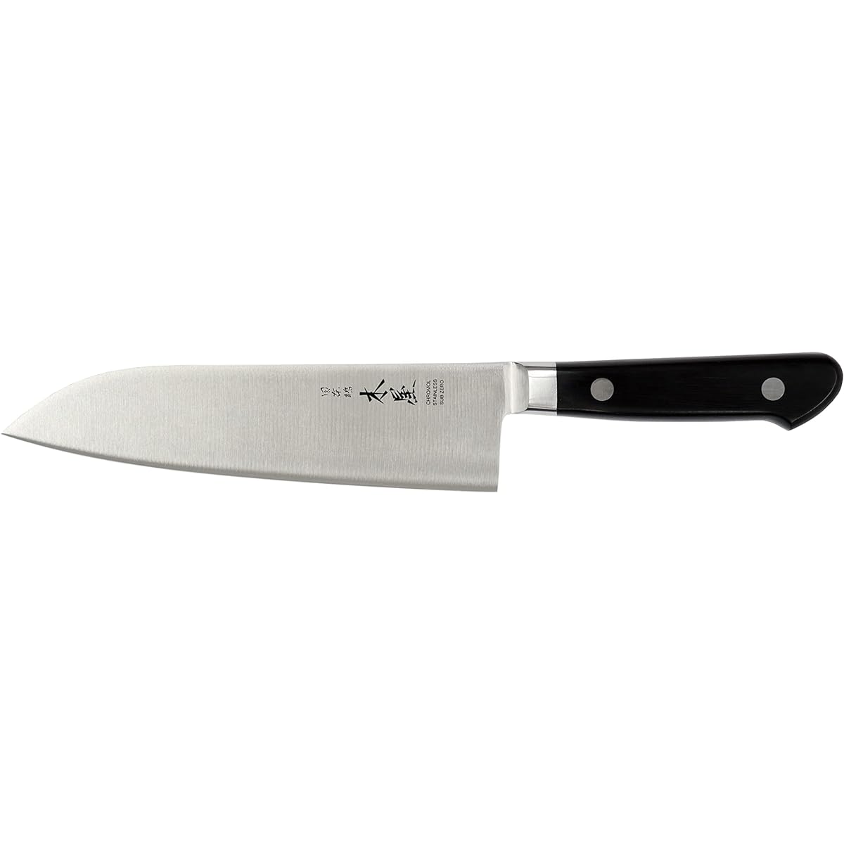 Kiya Santoku knife (sickle type) 180mm stainless steel CM50
