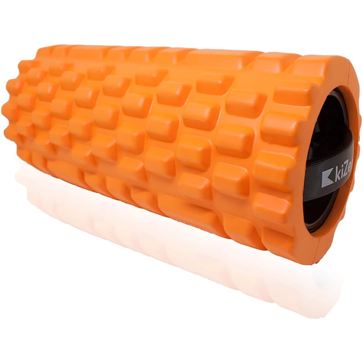 kizence Electric Foam Roller Bubbling Yoga Stretch Myofascial Release Trigger Point 12,000 Vibrations in 3 Minutes Strong Vibration Stick Hard or Soft (Orange)