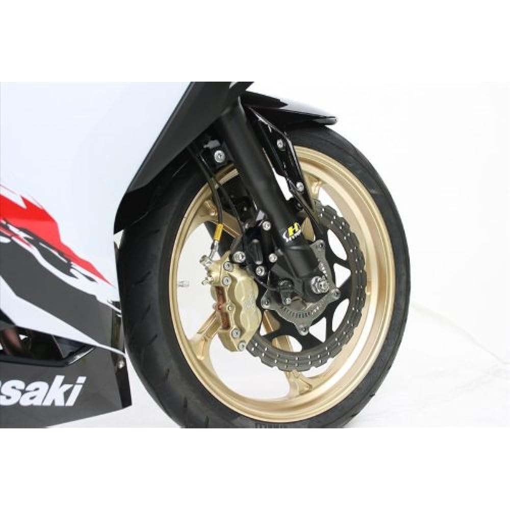 ACTIVE Caliper Support/Front (Brembo 40mm+Standard Rotor) Black [Ninja250('13)/Ninja250R('08-'12) (Floating Disc Specification)] 1470074B