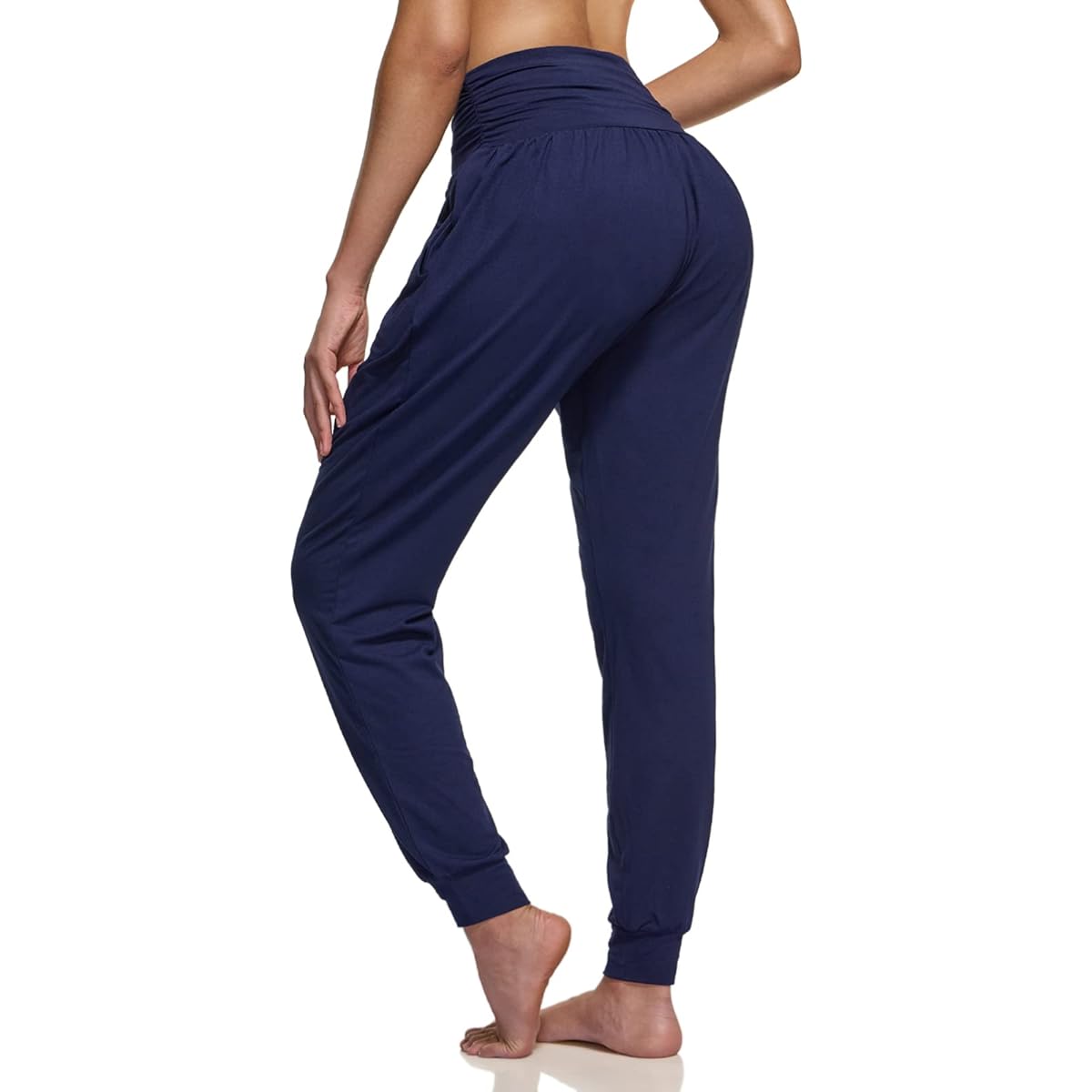 [Tesla] Women's Jersey Bottom [Stretchable, Lightweight, Soft] Jogger/Straight Sweatpants Training Wear Casual Yoga Wear Room Wear Daily Wear Bottoms Long Pants