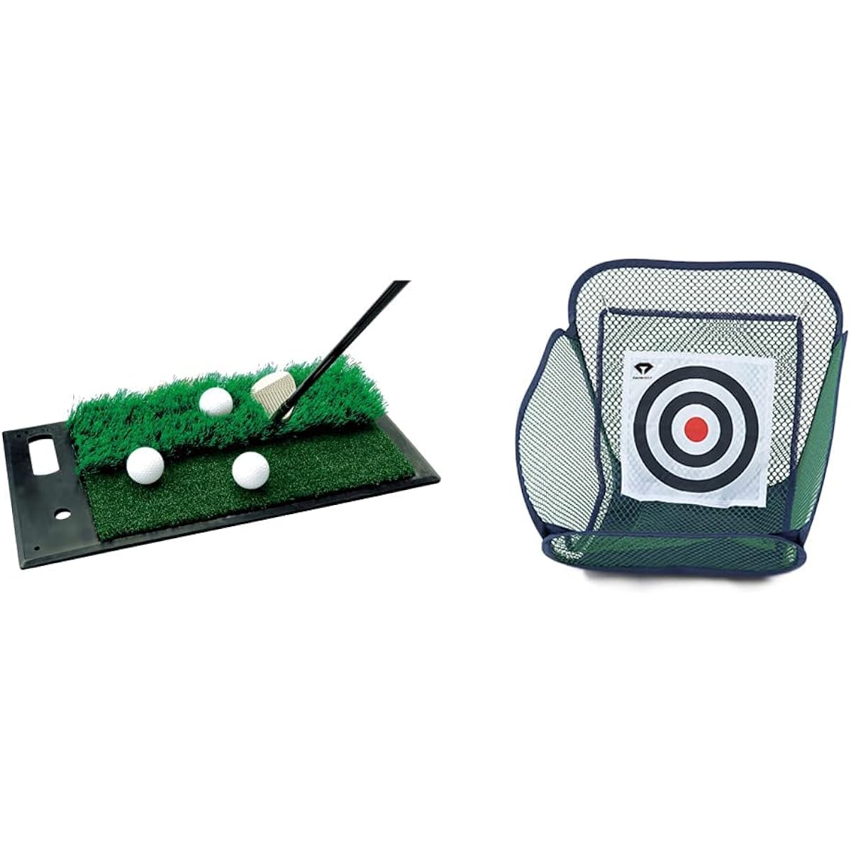 Daiya Golf TR-407 TR-462 Golf Practice Net & Mat & Practice Ball, Approach Practice Equipment, Net, Target, Short Approach, Folding Storage, Compact, Exercise, Indoor Use, Solid Pin