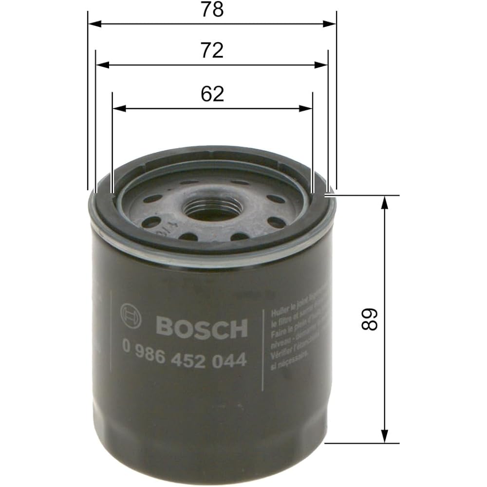 Bosch Oil Filter Model Number: 986452044