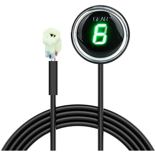 Speed Display Meter Motorcycle Round Gear Indicator For Kawasaki VE-RS-YS 650 1000 2012 2013 2014 2015 2016 2017 1-6 Level Gear Indication Plug &amp;