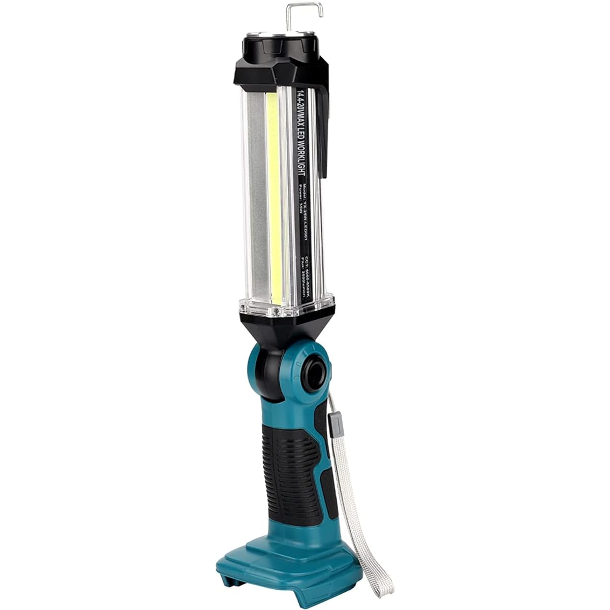 Hipoke Makita Compatible Rechargeable Light, Floodlight, Work Light, Lightweight, Disaster Prevention, Emergencies, Power Outages, Night Construction, Mountain Climbing, Night Fishing, Camping,