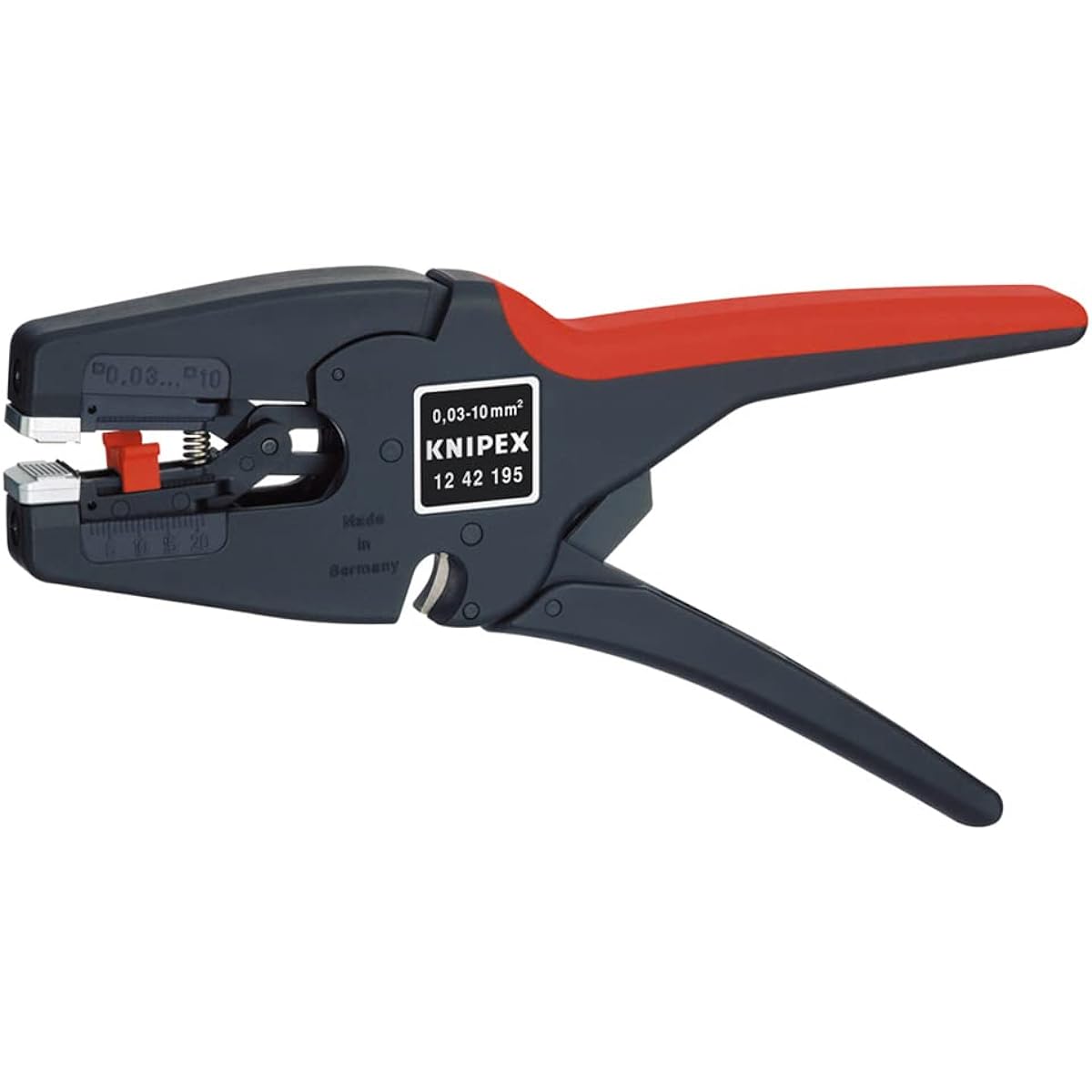 KNIPEX 1242-195 Wire Stripper "Multi Strip 10" (SB)