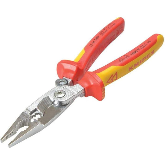 KNIPEX 1396-200 Insulated electro pliers (with spring) (SB)