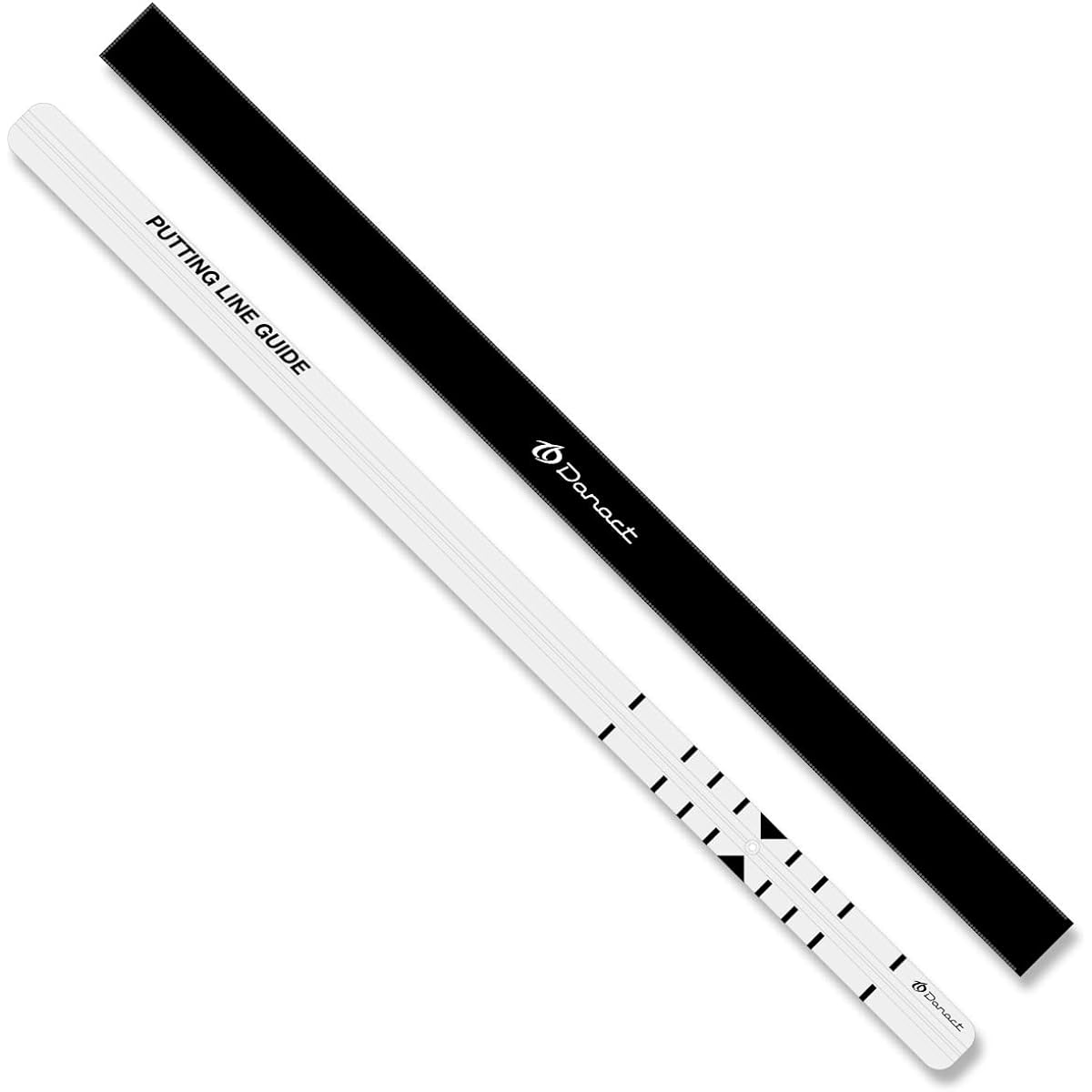 Danact Putting Practice Equipment Golf Practice Putting Putter Rail Indoor Practice