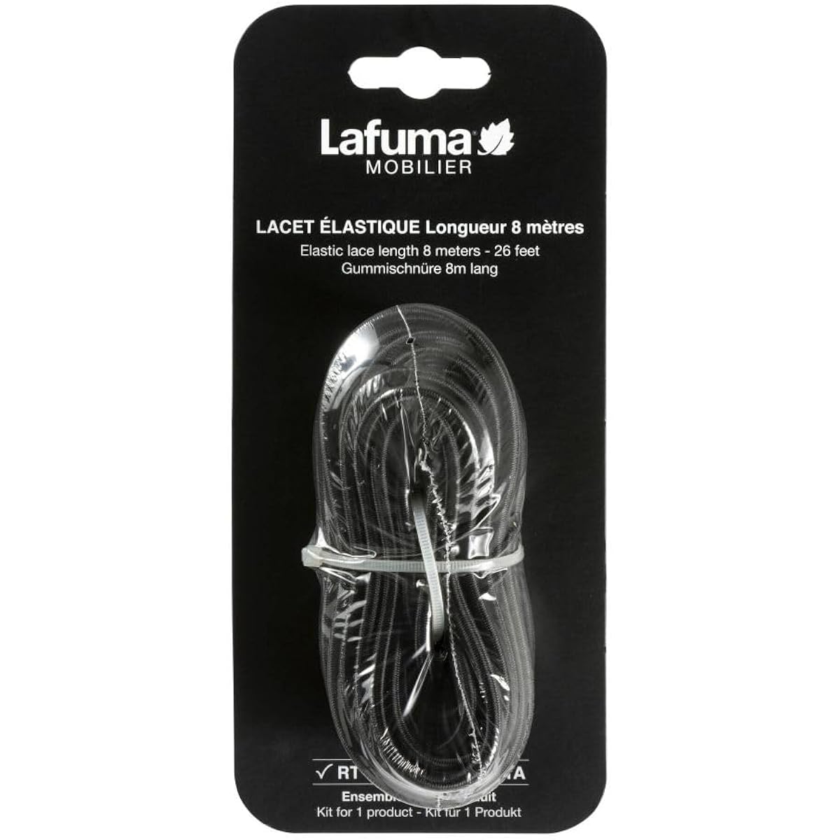 Lafuma Replacement Rubber LACET ML for RSX/RSXA/SIESTA Black LFM2405-0247