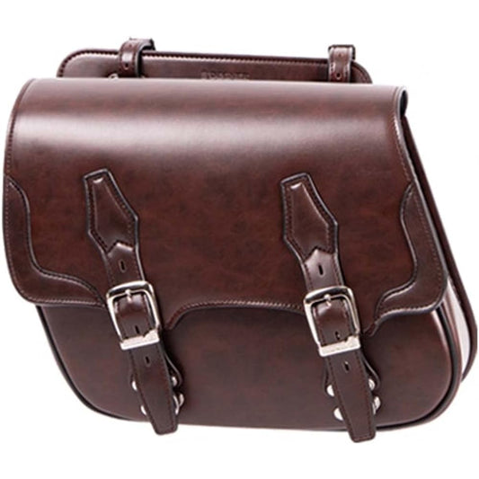 DEGNER DSB-13 Synthetic Leather Saddle Bag for Motorcycles SYNTHETIC LEATHER SADDLEBAG Brown DSB-13