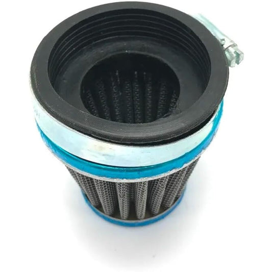 58mm-60mm 2 Layer Steel Net Gauze Motorcycle Clamp-On Air Filter Cleaner Spare Parts Replacement