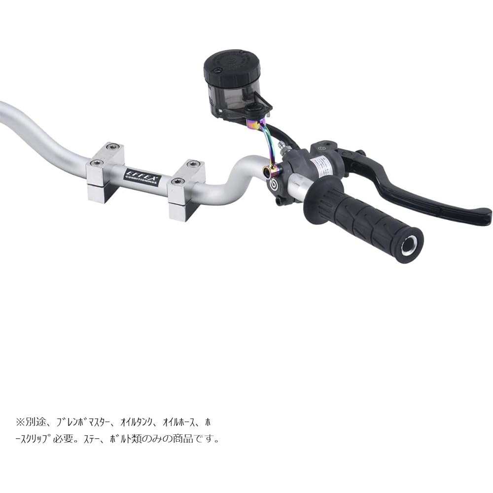 PLOT Oil Tank Stay, Brake Side, Titanium Color, For S50 Tanks