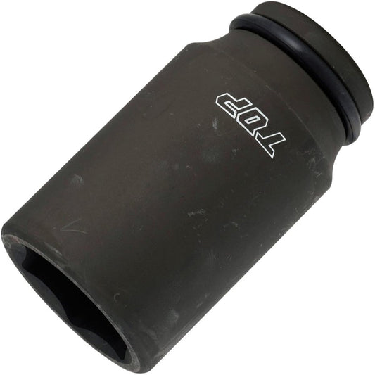 Top (TOP) Deep socket for impact, Width across flats 46 mm, Total length 100 mm, Hexagonal specification, Drive angle 6 arcminutes, PT-646L Tsubame-Sanjo, Made in Japan