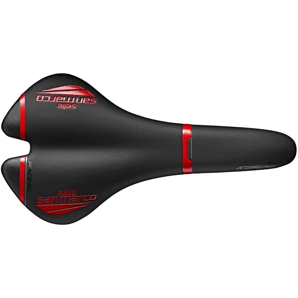 Selle Sanmarco Bicycle Road Bike Mountain MTB Saddle ASPIDE Full-Fit Racing Wide 902LW401R Black Height 47 mm