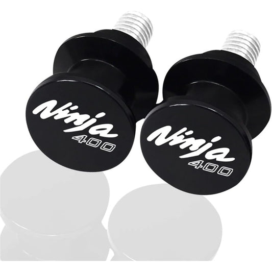 DEMUR Motorcycle M8 Swing Arm Spool Rear Stand Screw Slider Aluminum Accessories Kawasaki NINJA400 Z400 Ninja 400 Z400 2018-2021 Swing Arm Slider Spool (Size: NINJA400 Black)