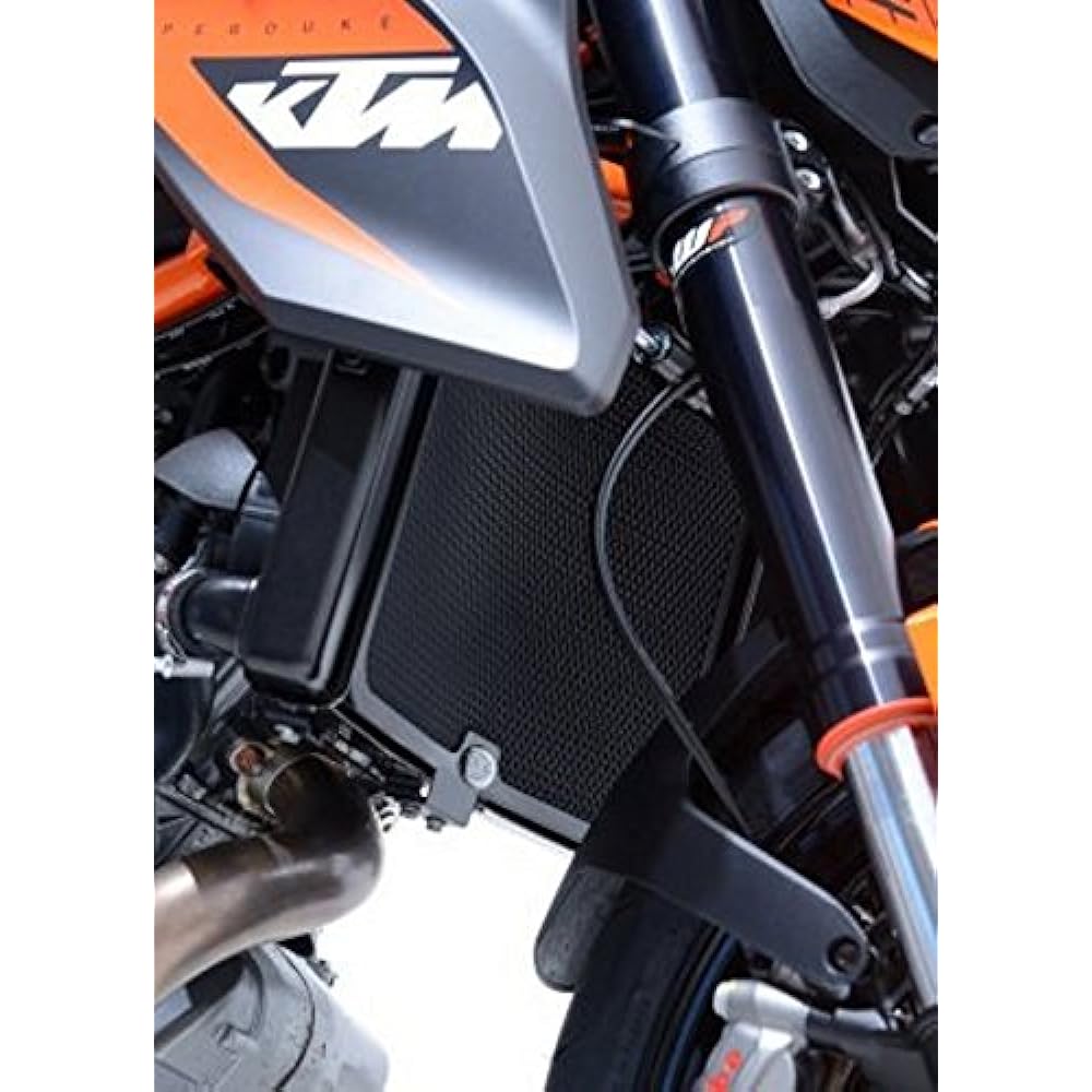 R&G Radiator Guard Aluminum Black 1290 SUPER DUKE [Super Duke R] (14-) RG-RAD0168BK