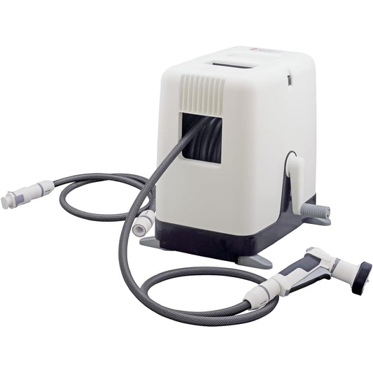 Takagi Hose Hose Reel Easy Connection Aurora BOXY 30m Torsion Resistant Monotone RC930SK