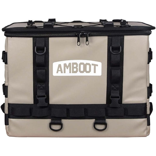 AMBOOT Rear Box EX Camping Specification Rain Cover Included AB-RBEX01 (Ivory)