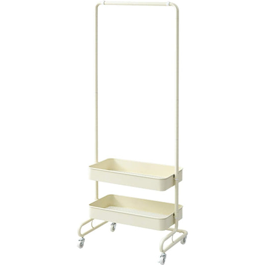 Yamazen Trolley Hanger Ivory 2 Tier Basket 2 Tier Basket Specification LTH-2B(IV)