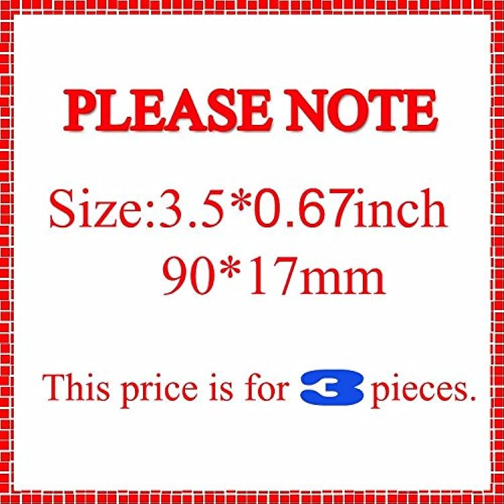 (3 Pieces) Small 斜体 SS Grill Side torankuenburemubazzipure-to Sticker Chevy Impala Cobalt Camaro 2010 2011 2012 2013 2014 2015 2016 For Sticker , whites