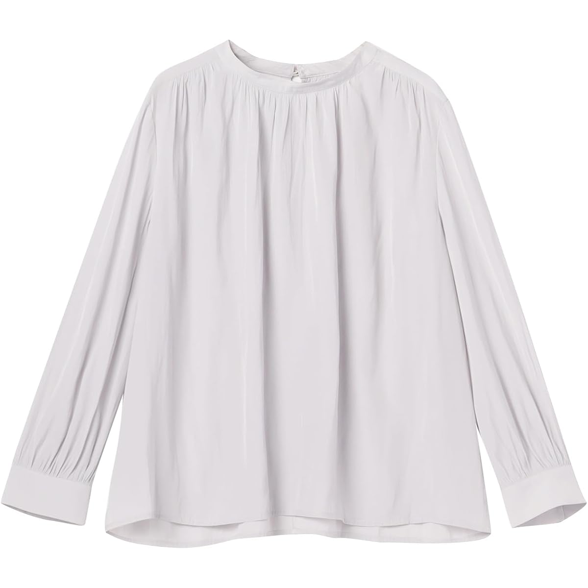 [Orihika] Long sleeve blouse, cut and sew chiffon, classic, selectable design, office, washable, women's