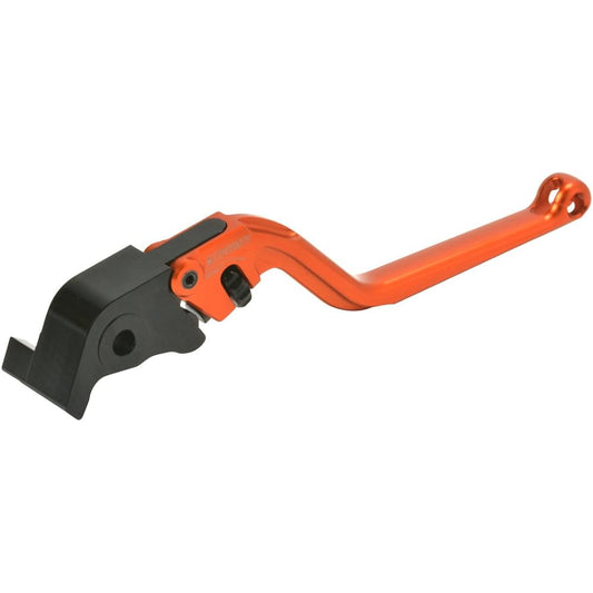 ACCOSATO CNC Brake Lever R019 Main Compatibility: YZF-R1 (09-14) Long (Four Finger) Orange EDR019.L.O