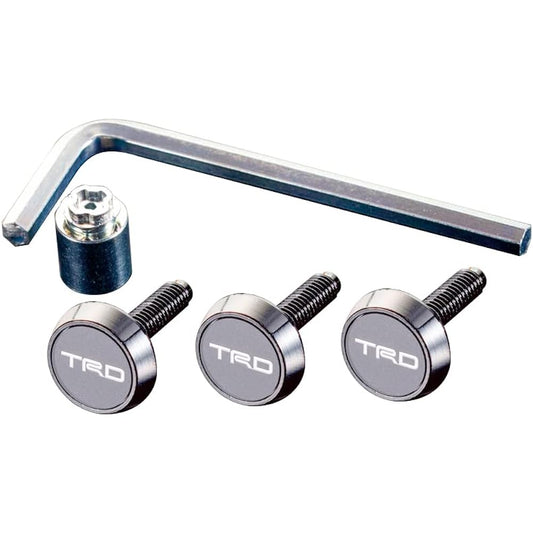TRD/TOYOTA License Plate Bolt with Security Model Number: MS010-00028