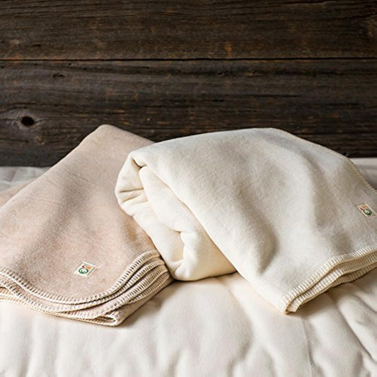 Made in Earth Organic Cotton Cotton Blanket Single (Kinari)