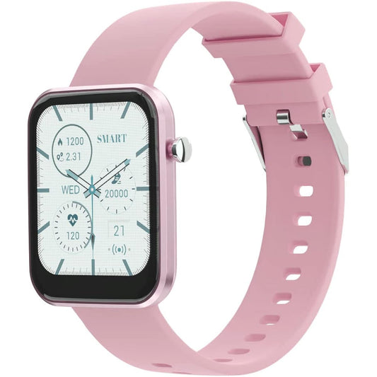 Aeria ARW-P22JP Smart Watch Light Easy to See Health Management Japanese Display [Non-Medical Device] Exercise Count Function Heart Rate Measurement Blood Oxygen Level Measurement Sleep Measurement Incoming Calls App Notifications (Pink)