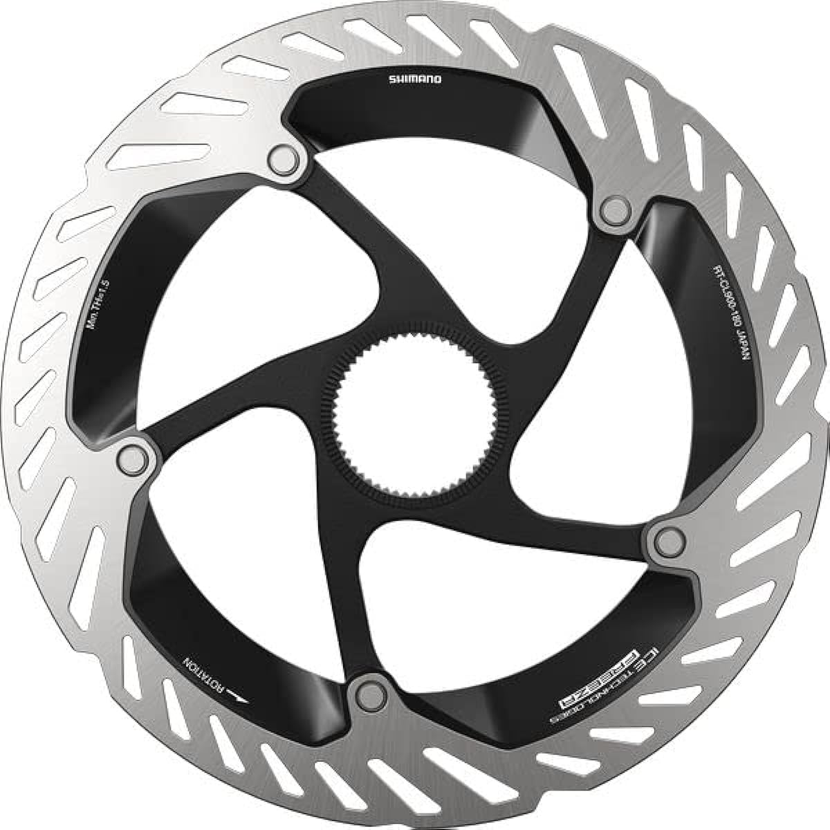 SHIMANO RT-CL900-M 180mm Centerlock DISC rotor with inner serration lock ring IRTCL900MI