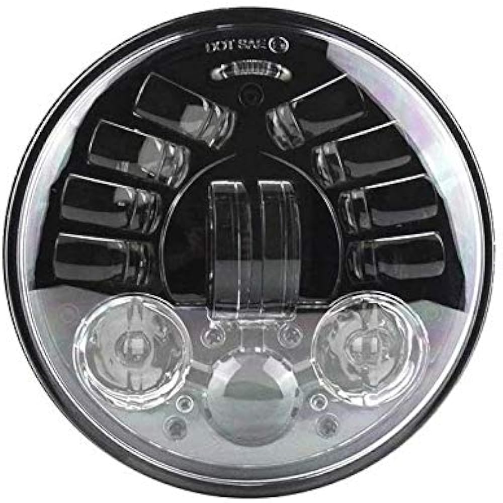 EAGLE LIGHTS 5.75 inch LED Head Light Kit Kit Bonda VTX Bracket and Plug with Bracket 2002-2008 VTX 1800, VTX 1300 compatible