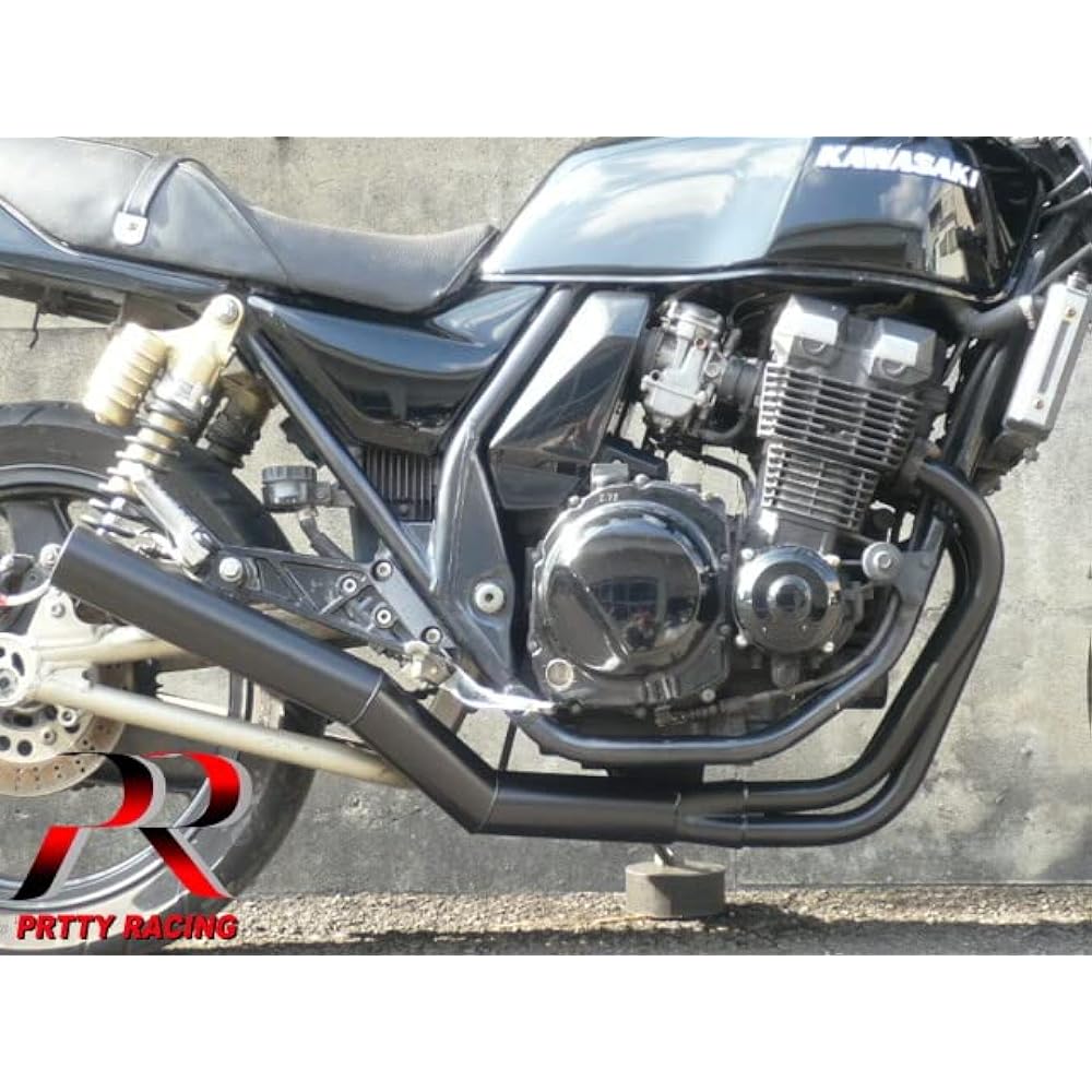 ZRX400/2 ~ 97 Short Tube 70π Muffler, Black, Flange Included