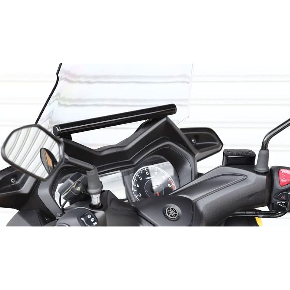 Kijima Motorcycle Bike Parts Handle Mount Stay (for Smartphone Holder) Black XMAX250 YAMAHA 204-0654