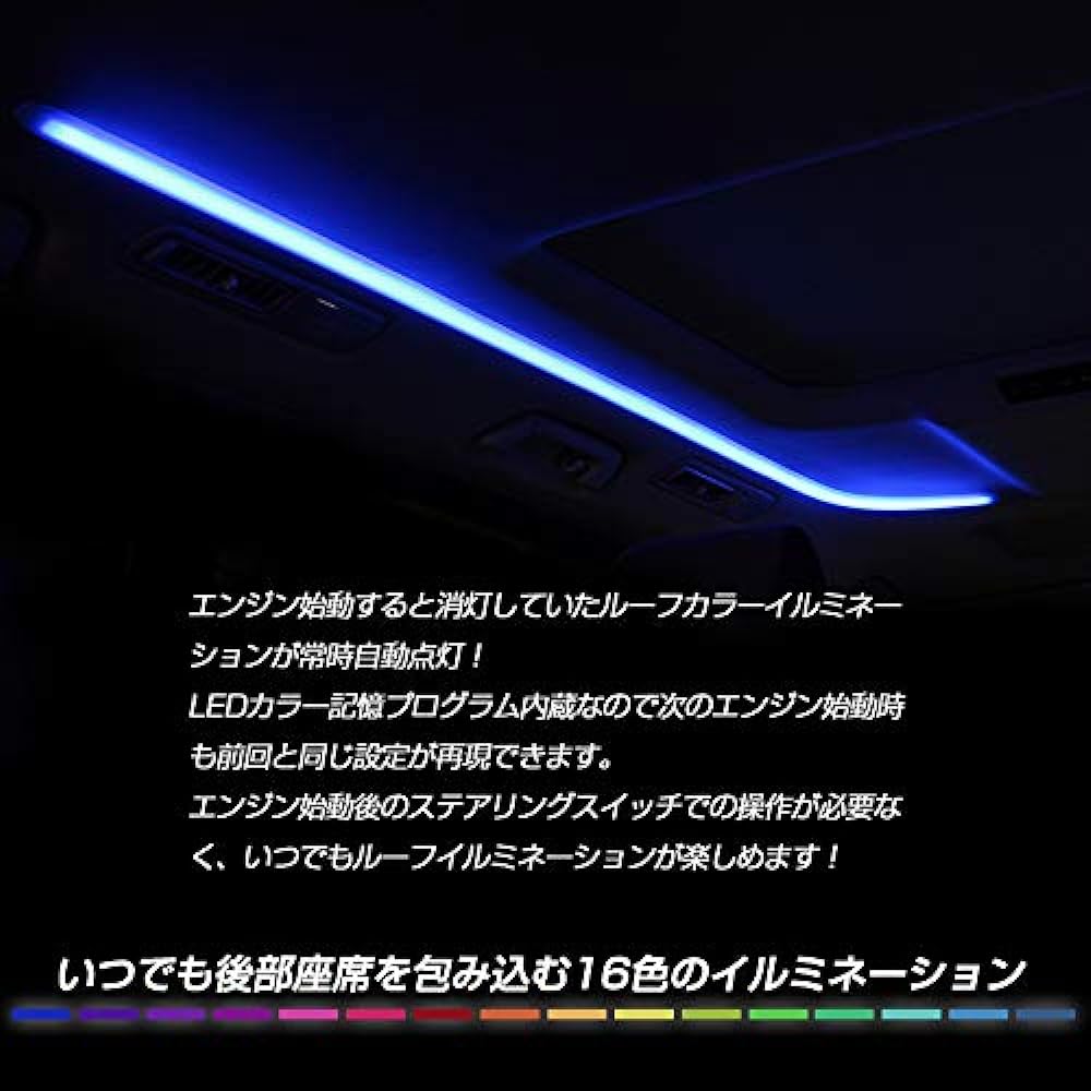 [Share Style] Toyota Vellfire Alphard 30 Series Early Late Roof Color Illumination Kit [A]