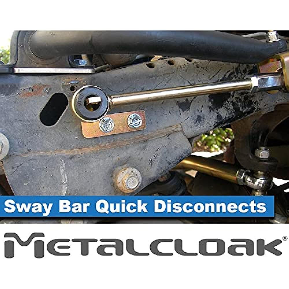 METALCLOAK TJ Front Swhal Quick Disposal 13 inch TJ WRANGLER (1997-2006) Supported for LJ WRANGLER Fit Design No Requirements Easy to install