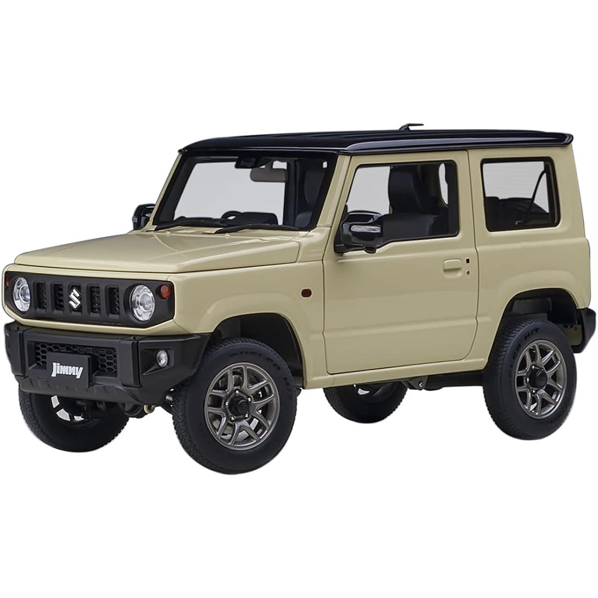 AUTOart 1/18 Suzuki Jimny (JB64) Ivory Metallic/Black Roof Finished Product 78500