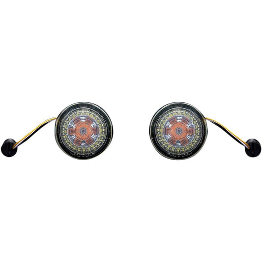 Custom Dynamics Probeam Amber/White Dynamic Ring Smoke Lens with PB-AW-1157