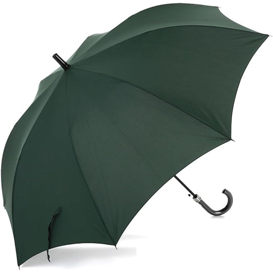 Okamoto Harajuku Store Durable glass fiber bones x Water-repellent DuPont Teflon-treated fabric x Large diameter 121cm L size 70cm jump umbrella (dark green)