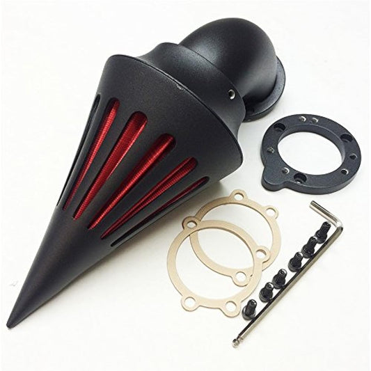 HTTMT MT227-BK Spike Air Cleaner Filter Kit Harley S&S Custom Cv Evo Xl Sportster Black
