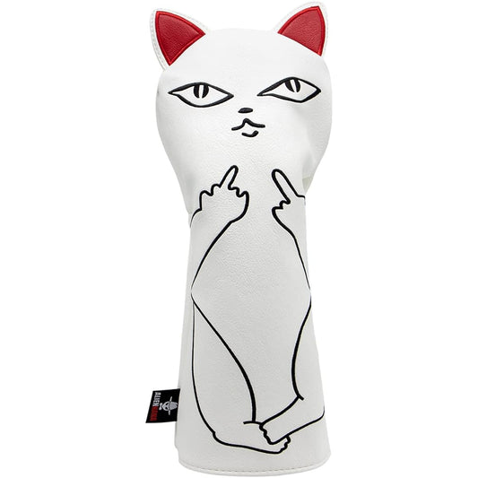 Golf Club Head Cover Golf Wood Cover Cool Cat Design Golf Head Cover Golf Wood Cover Aliennana Driver Cover (DR) Fairway Wood (FW), Utility (UT), Hybrid Head Cover
