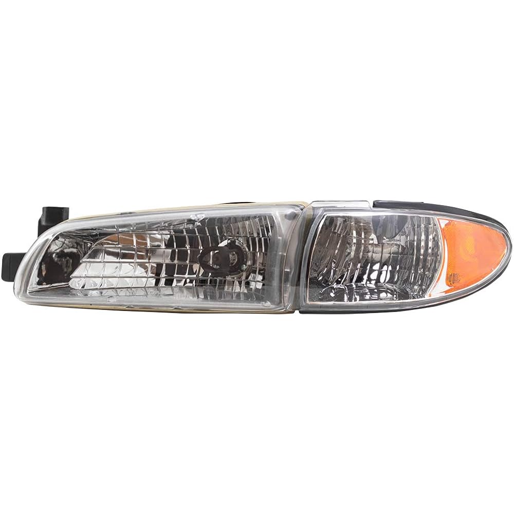 BROCK replacement driver and passenger seat set halogen headlight 1997-2003 Grand Prix compatible