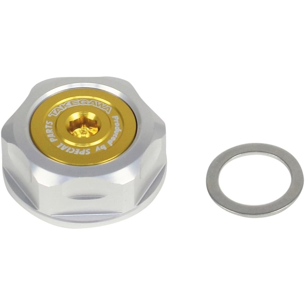 SP Takegawa Stem Nut Silver/Gold Grom CBR250R CB400F Zoomer X Z125 Pro etc. 06-02-0083