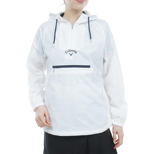 [Callaway] Women's Water Repellent Half Zip Blouson (Stretch/Mesh Lining) / Golf Outerwear / C23115201
