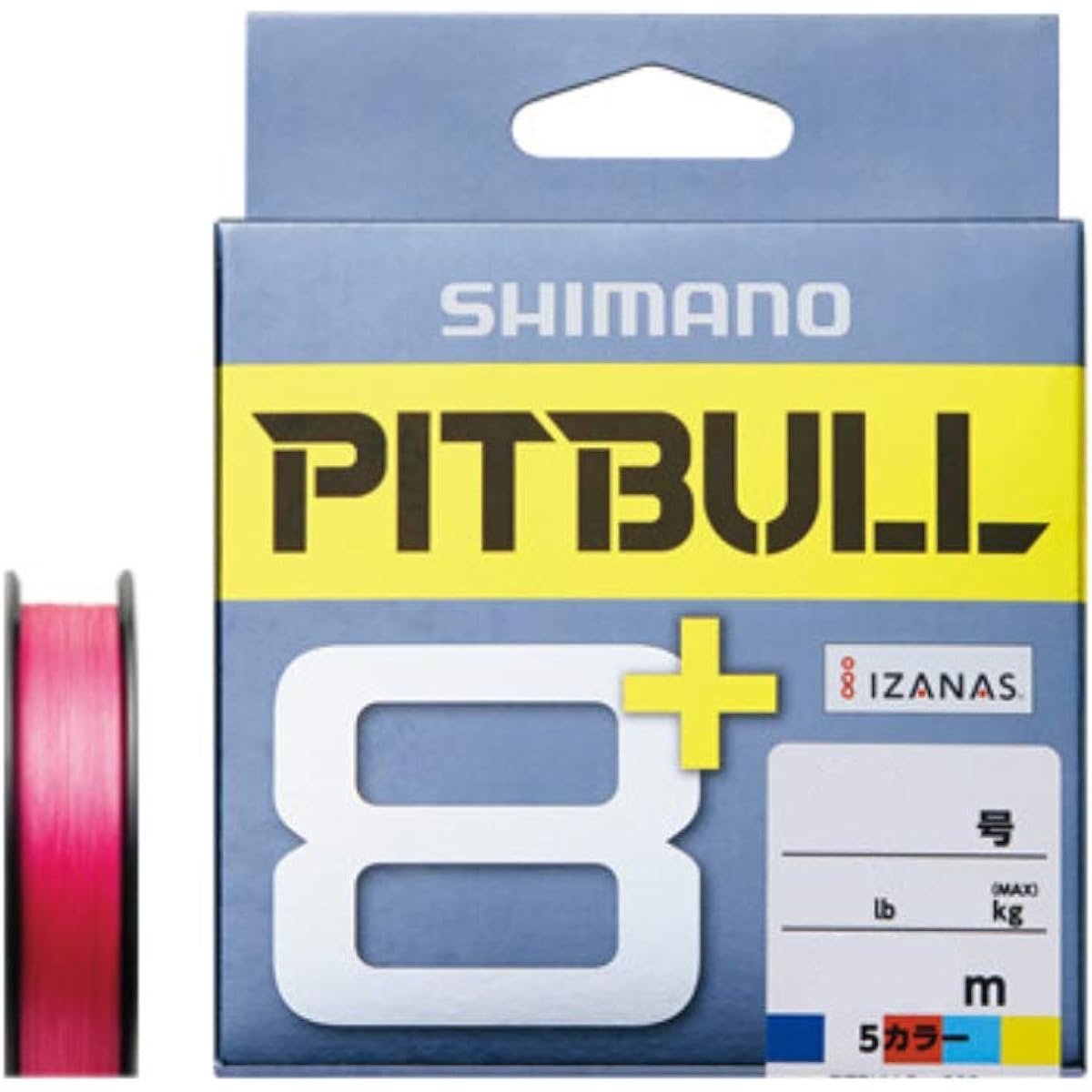 SHIMANO PE line Pitbull 8+ 0.4~2.0 150m/200m 5 colors/traceable pink