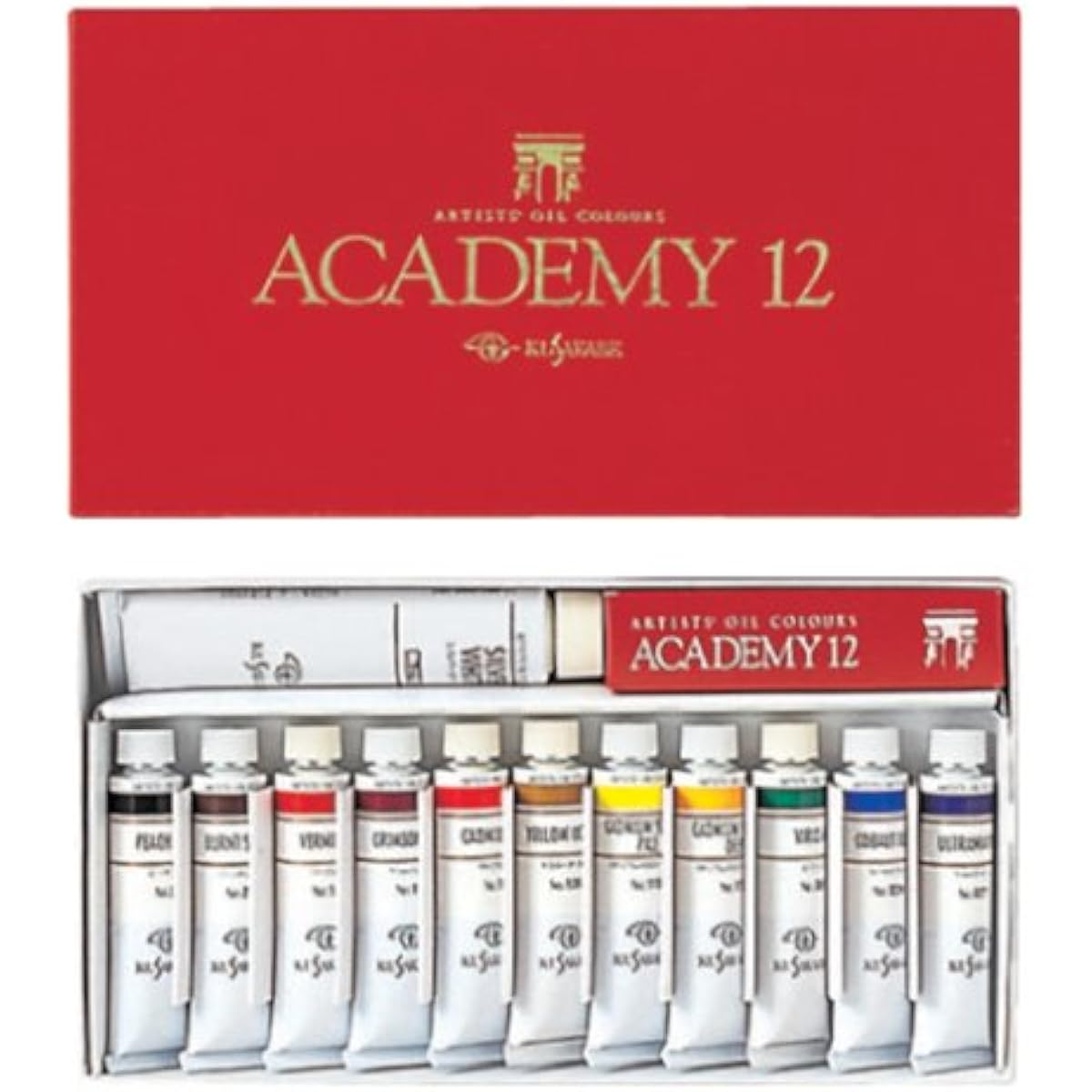 KUSAKABE Oil Paints for Professionals Oil Paint Set 12 Colors Academy 12 20ml