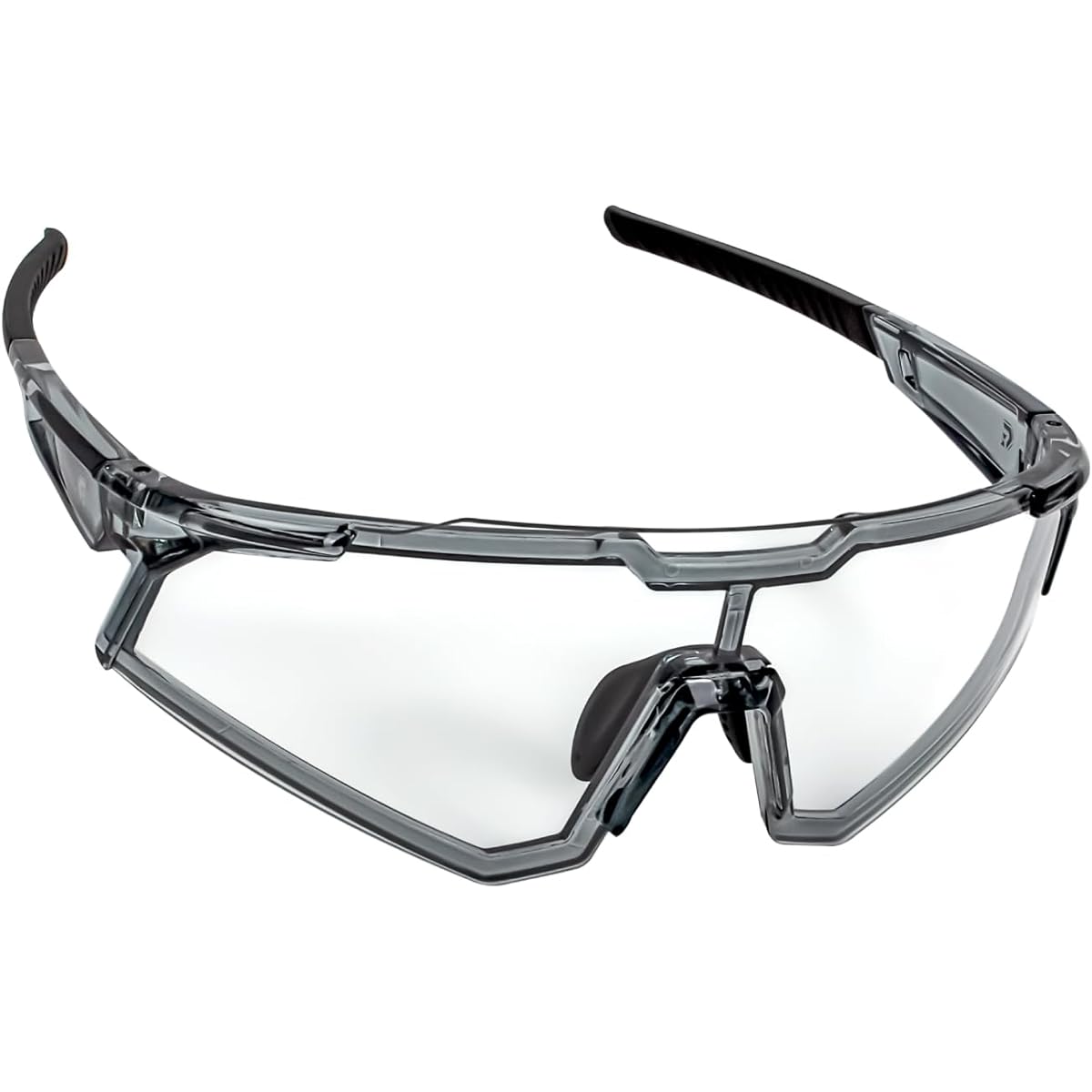 [Golix] Photochromic Sunglasses, Photochromic Lenses, Sports Sunglasses, UV Rays, Men's, Women's, Color Changing Lenses, Transparent Gray (GS-TRANS6004) Bicycle, Ultra Light, Clear Lens Glasses, Road Bike, Fishing, Running, Unisex
