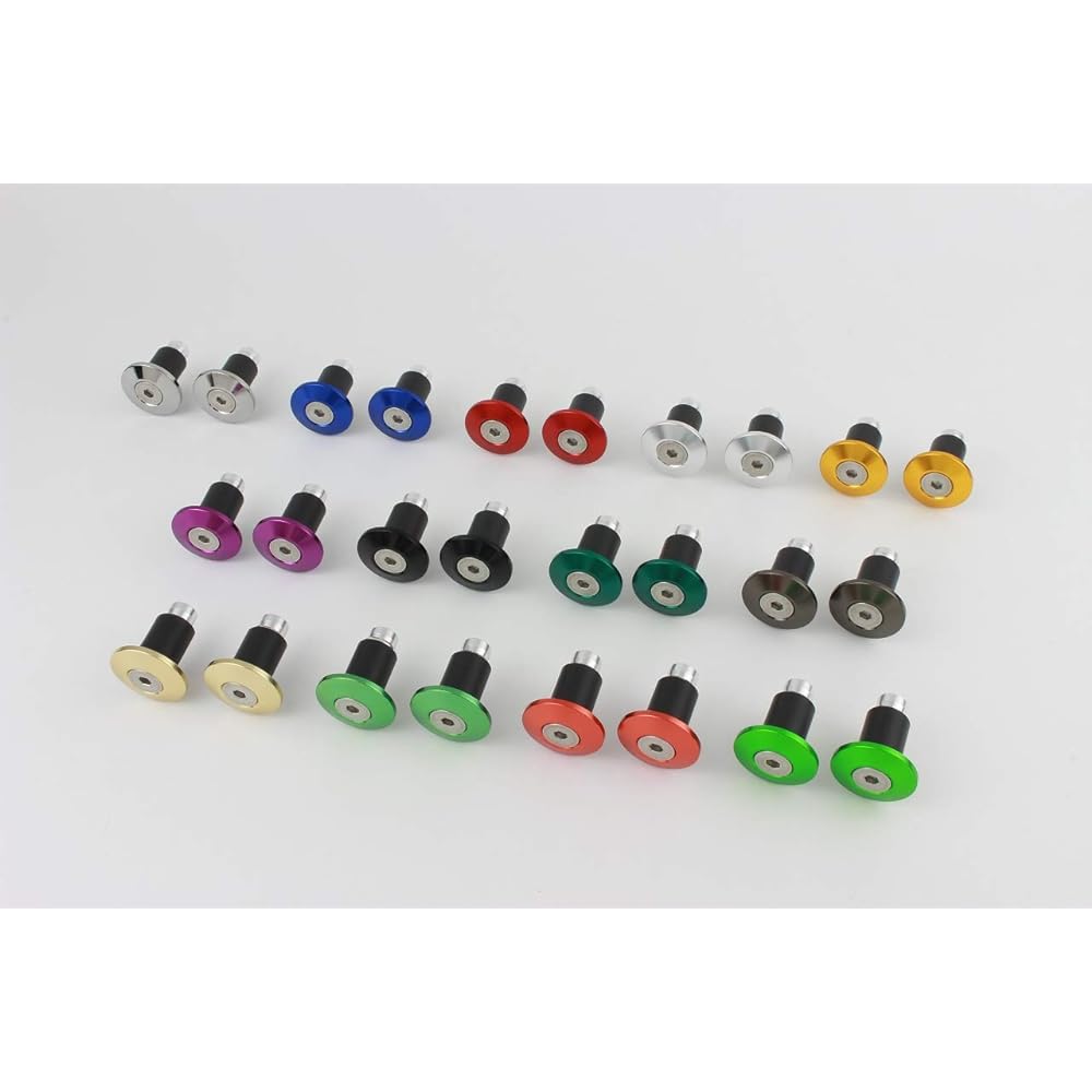 POSH Tapered End Cap Lime Green GSX1400 | GSX-S1000 | V-Strom | GSR250 | GSX250R | etc. 031080-28 Bar End Cap